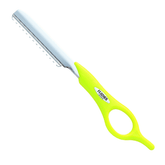 FEATHER STYLING RAZOR SHORT HANDLE YELLOW